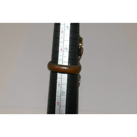 Gothic Knuckle Armor Claw Spine Vertebrae Long Ring Size 10 RARE - Picture 10 of 10